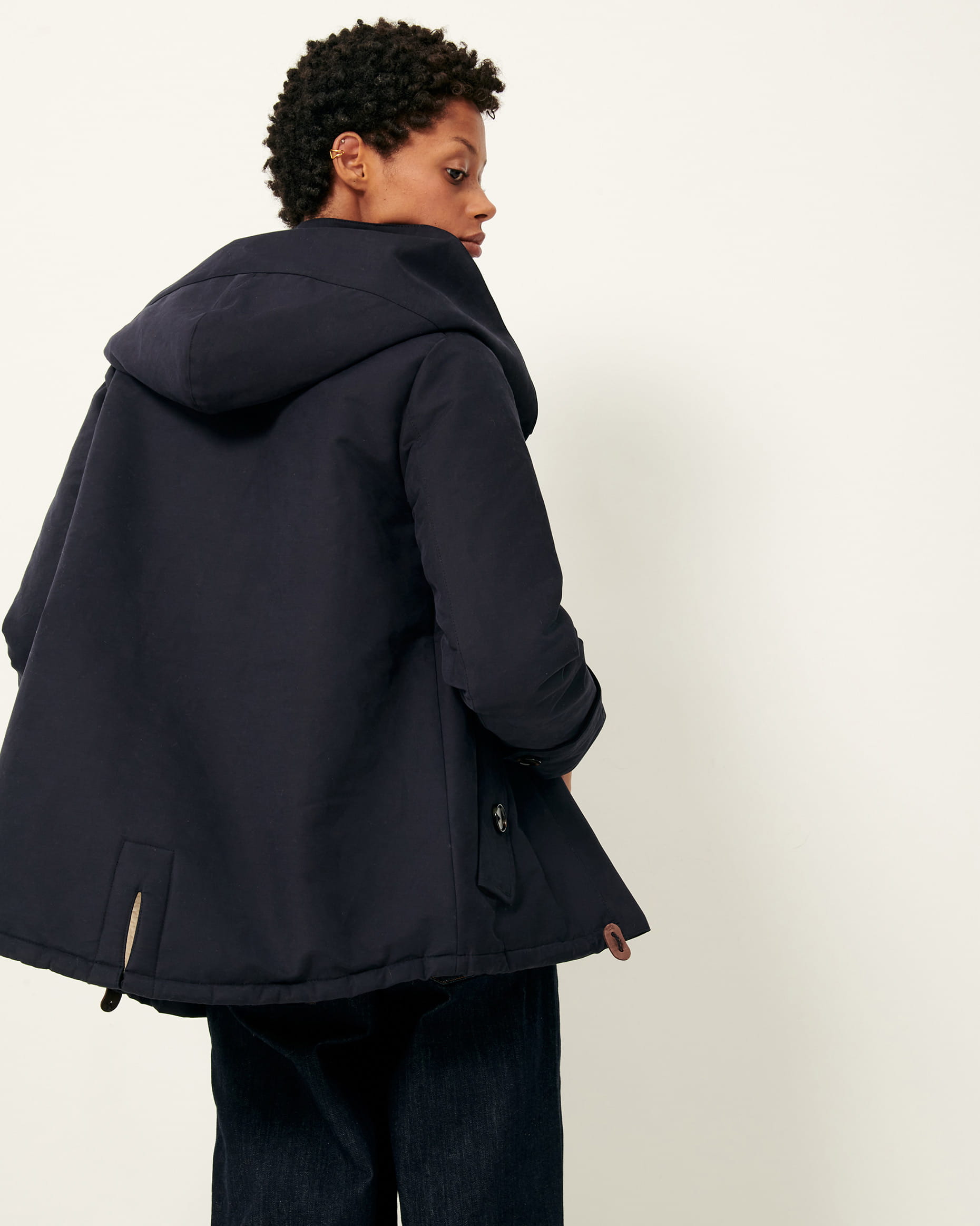 SANDISON Dark Navy Parka SESSUN Official website