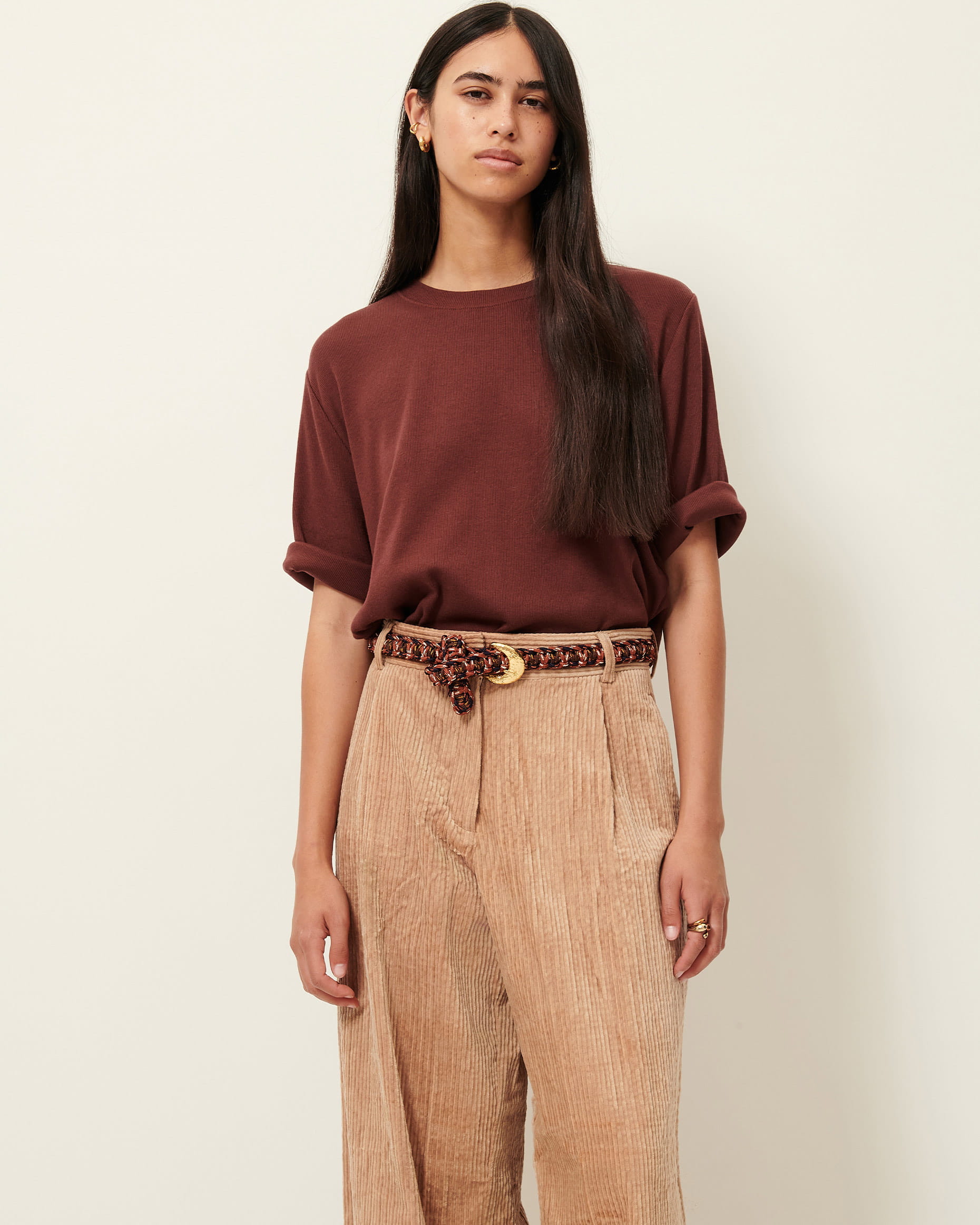 Tシャツ・カットソー W'S ESSENTIAL ONE-PIECE _Sand color One Piece Short Sleeve Tee - Sand | Fashion Nova