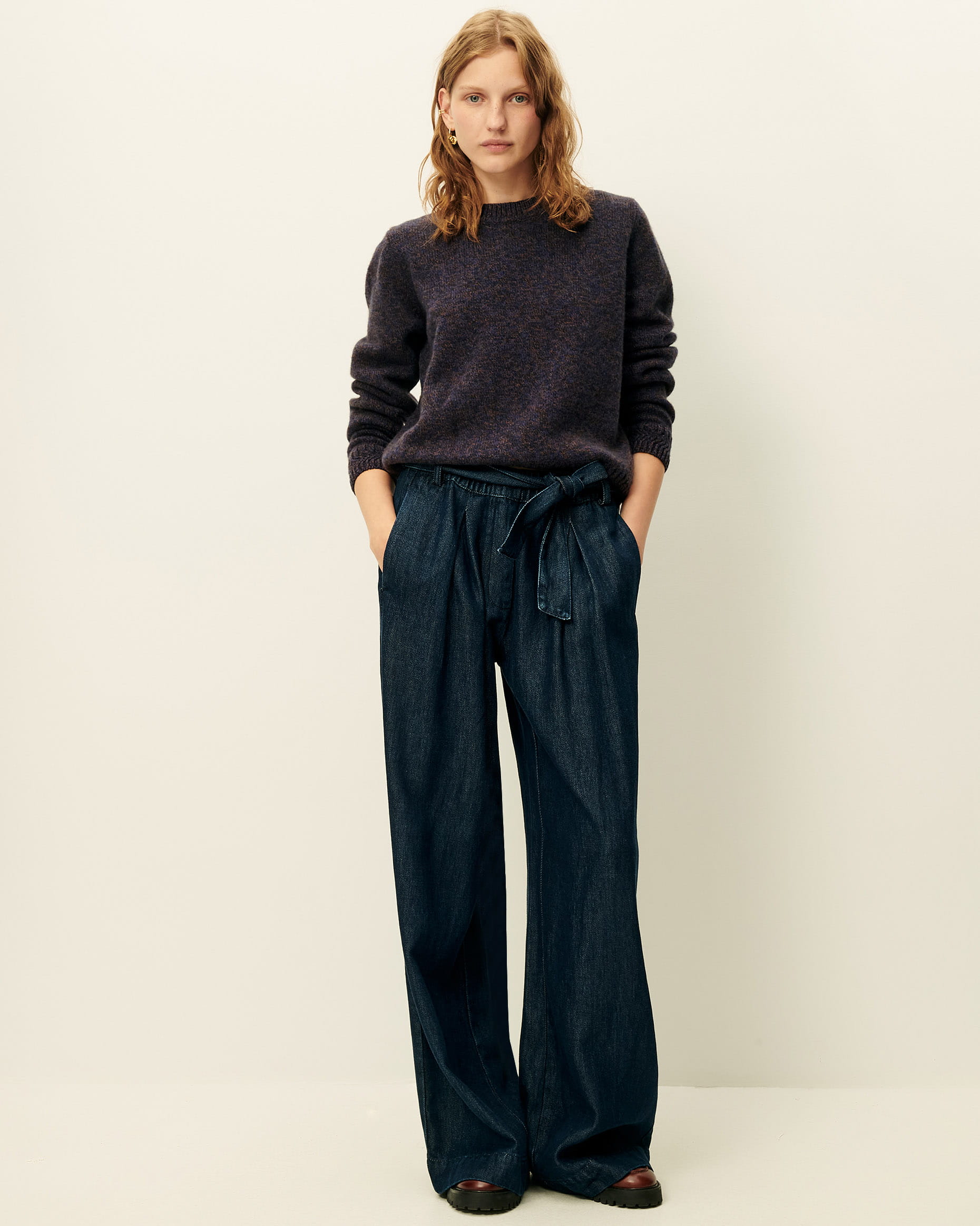 RINIM Denim Blue | Pants | SESSÙN Official website