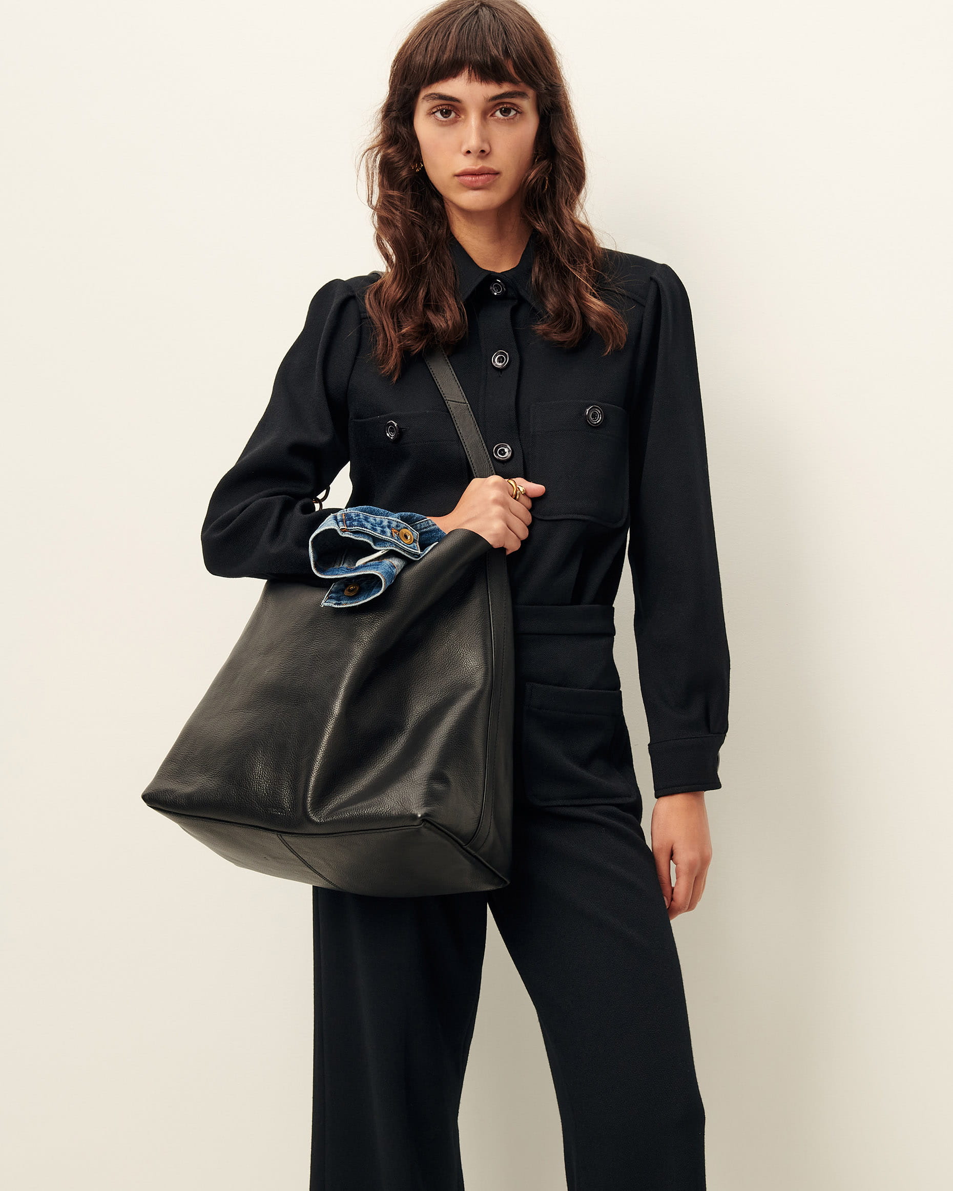 THEODORE Black | Shirt | SESSÙN Official website