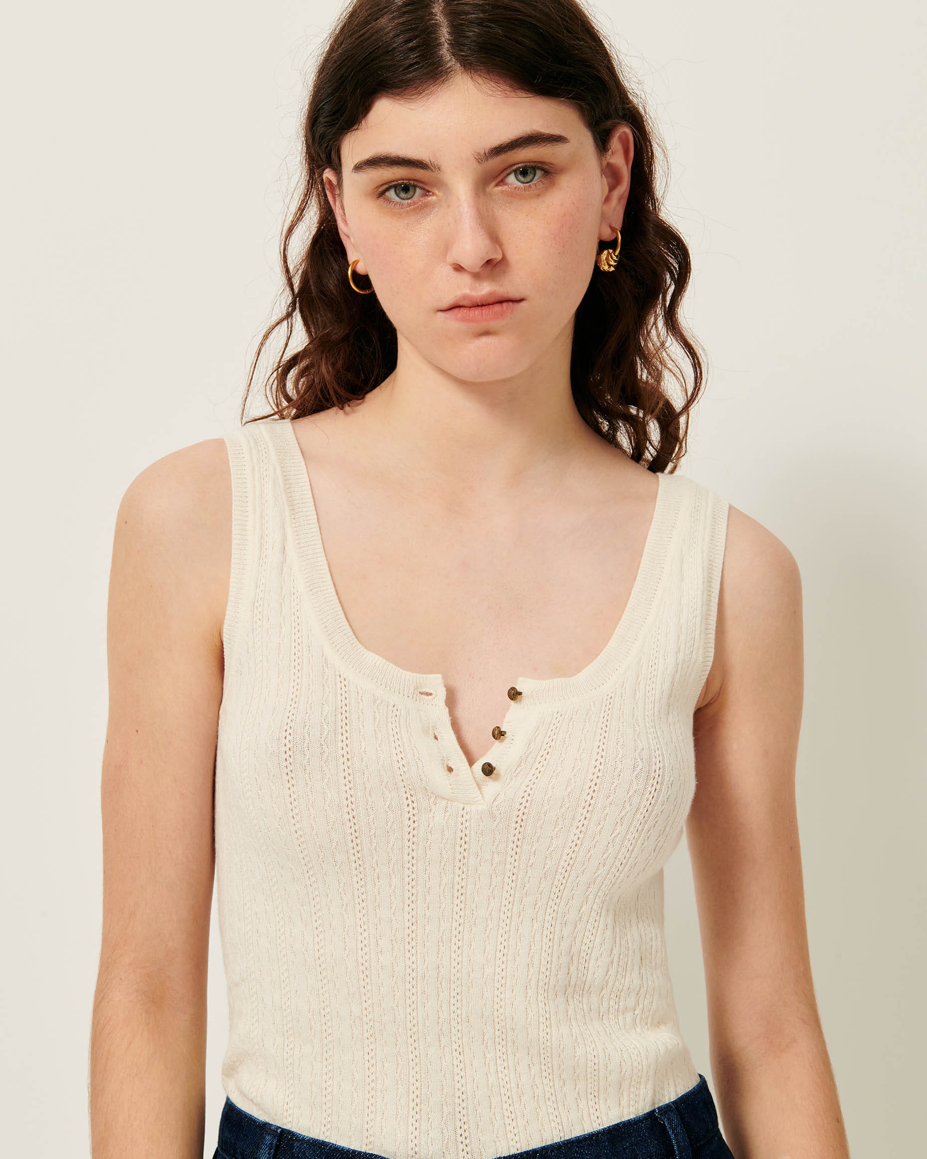 TILDE Fleur de Sel Tank top SESSÙN Official website