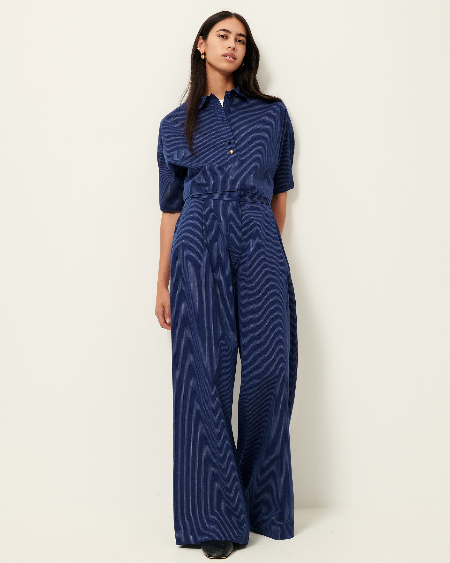 PROVENCIA A Blazer Blue | Pants | SESSÙN Official website