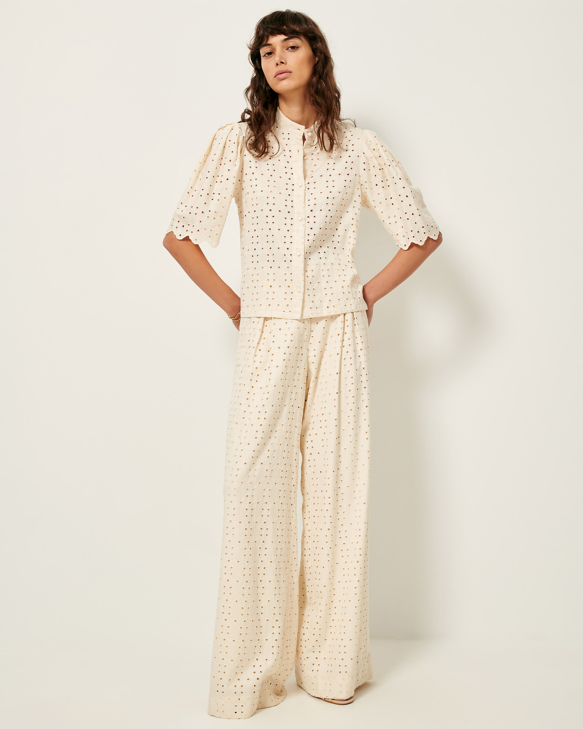 VILLLADOO Ivory | Pants | SESSÙN Official website VILLLADOO Ivory | Pants | SESSÙN Official website