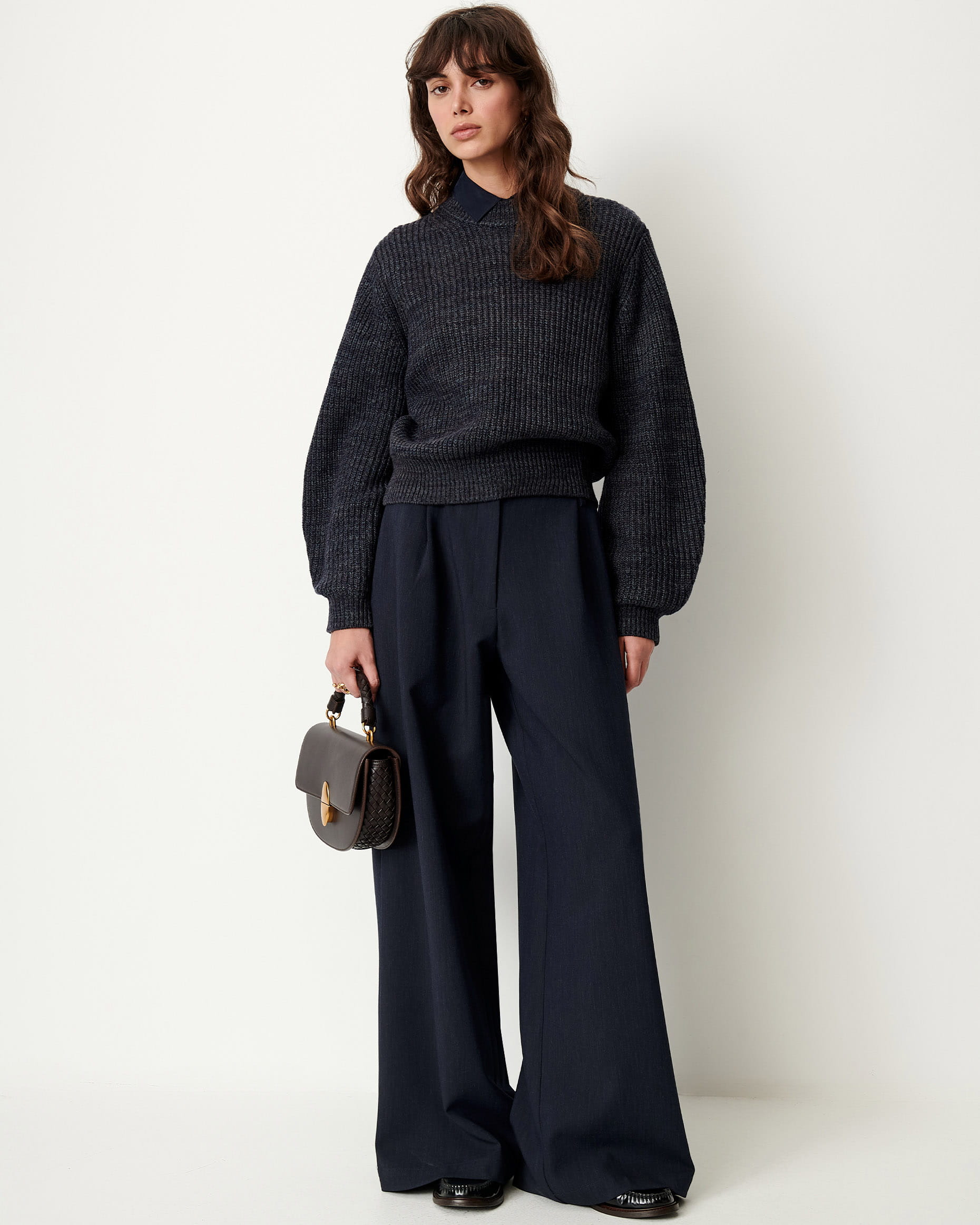 WADDEN Misty Green | Sweater | SESSÙN Official website