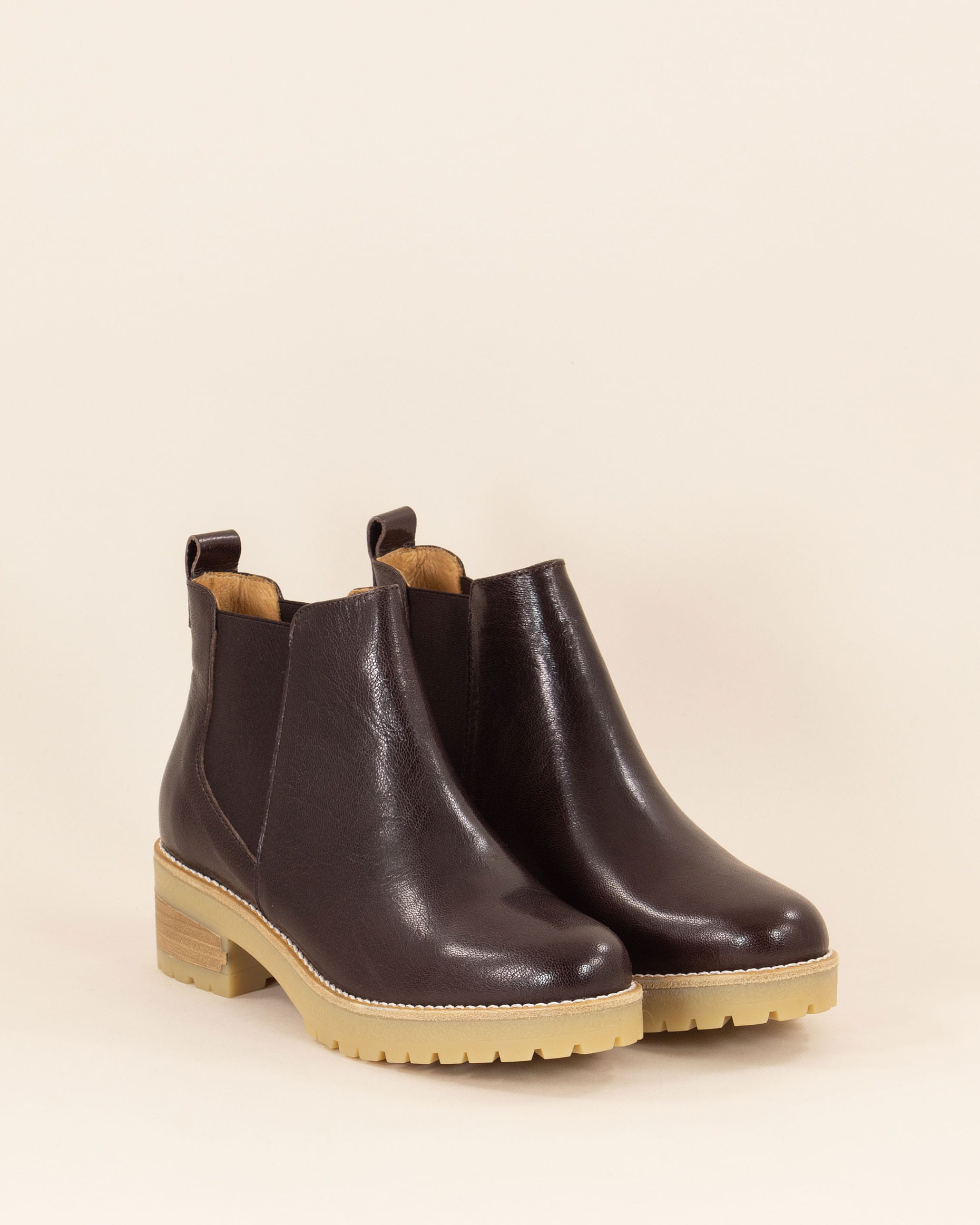 CORDOBA Chocolat Leather | Boots | SESSÙN Official Website