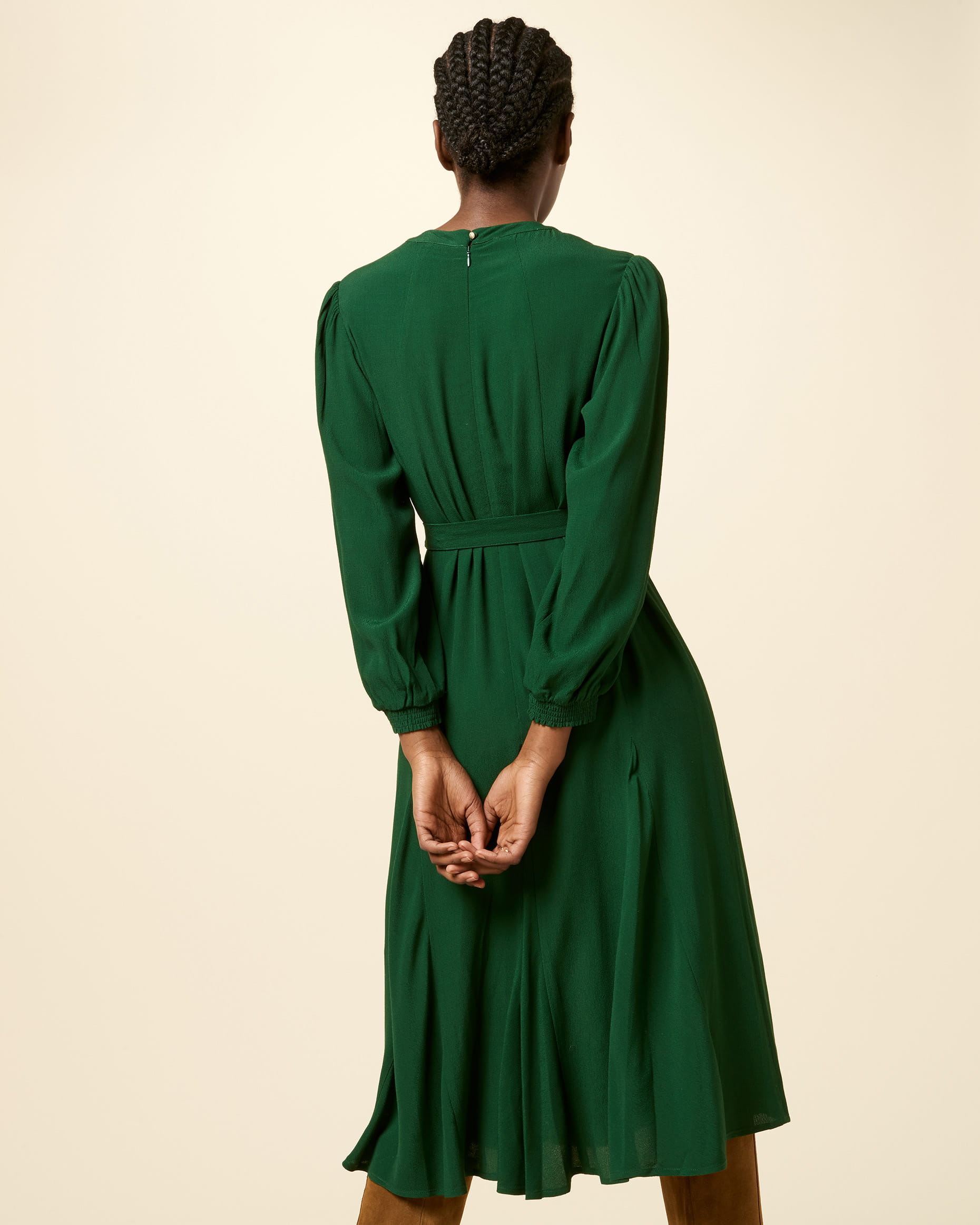 NORALIA Irish Green | Dress | SESSÙN Official Website