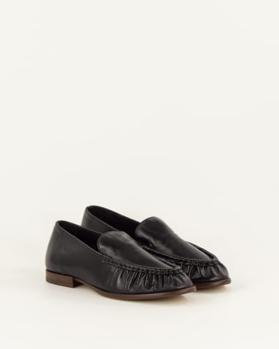 SHISEI シーセイ　SQUARE LOAFERS BLACK 36 SQUARE LOAFERS / BLACK – SHISEI