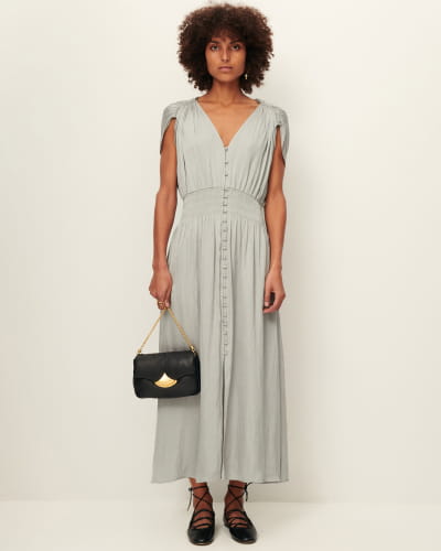 GALIANE Sauge | Robe | SESSÙN Site officiel