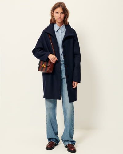 PARADISE Navy | Manteau | SESSÙN Site officiel