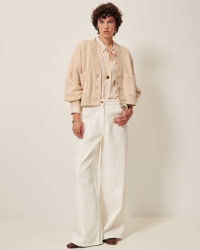 新品maison de Dolce. luxs pants white Sサイズ 新品♡maison de Dolce . luxs pants Sサイズ - メルカリ