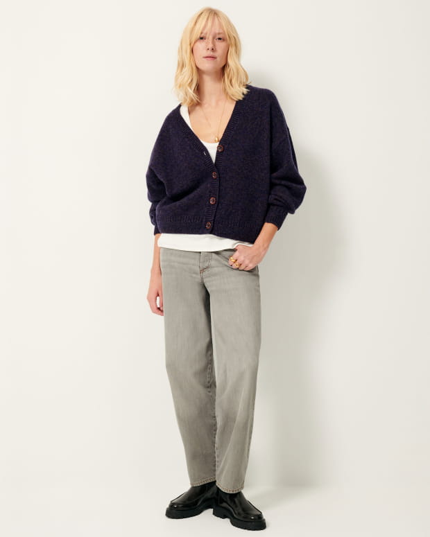 Sessun Knit Cardigan Monroe Female Blue Size L