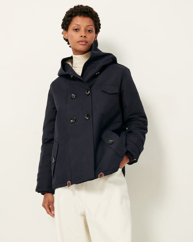 SANDISON Dark Navy Parka SESSUN Official website