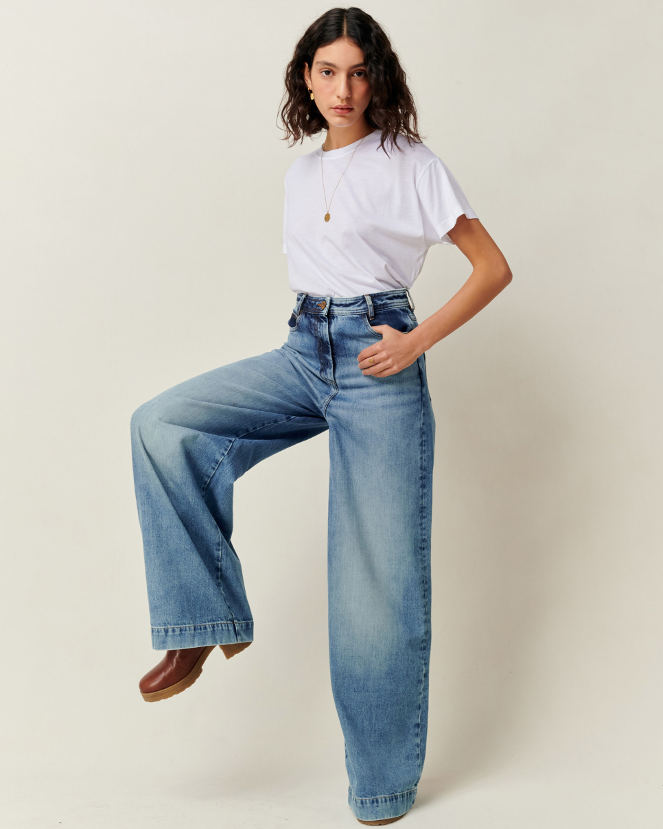 CAPTAIN Denim Vintage Blue | Jeans | SESSÙN Official website